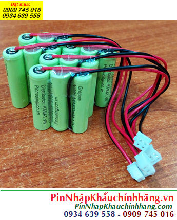 Pin sạc 3.6v-AA1000mAh, Pin sạc NiMh 3.6v-AA1000mAh, Pin GREPOW 3.6v-AA1000mAh chính hãng